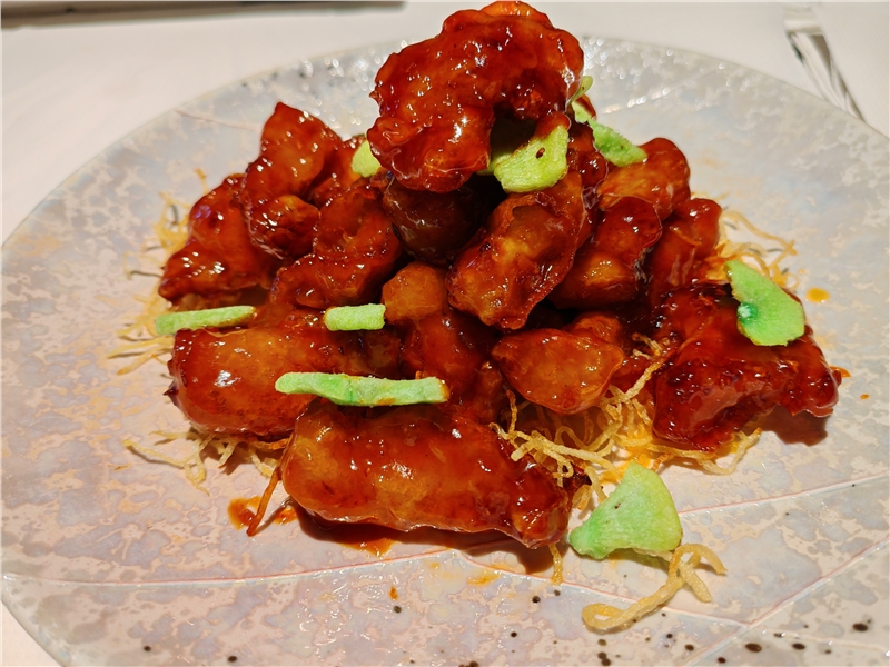 传统糖醋咕噜肉 桂林味道制造 实拍菜品