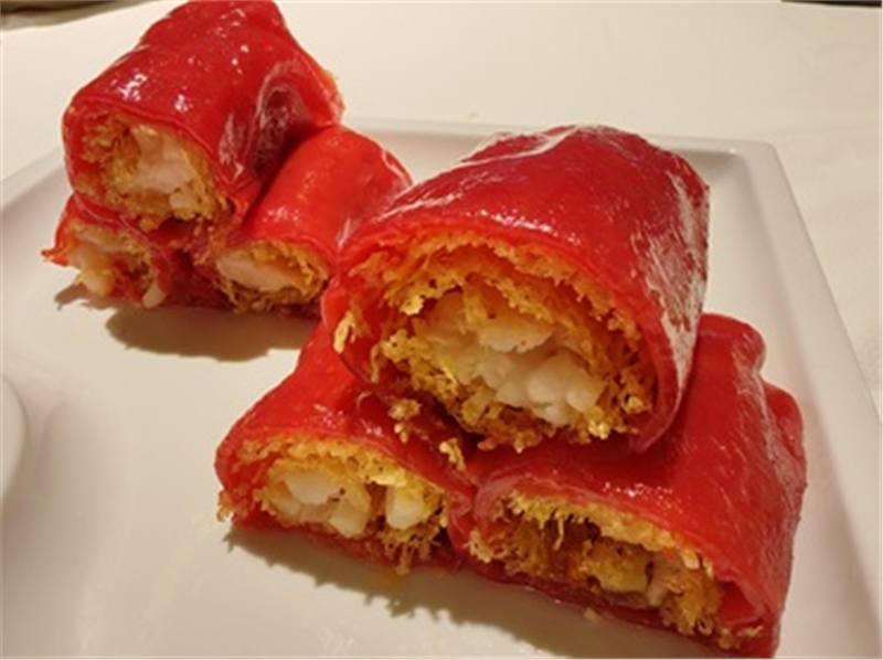 龙胜胭脂米墨鱼肠 桂林味道制造 实拍菜品