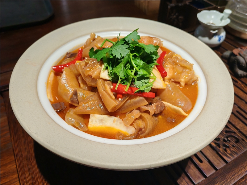 桂林酸汤牛蹄 桂林味道制造 实拍菜品